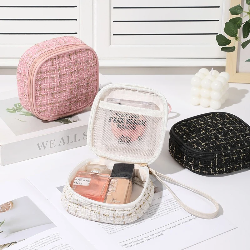 Elegante Kosmetiktasche mit hochwertiger Textur Skanto