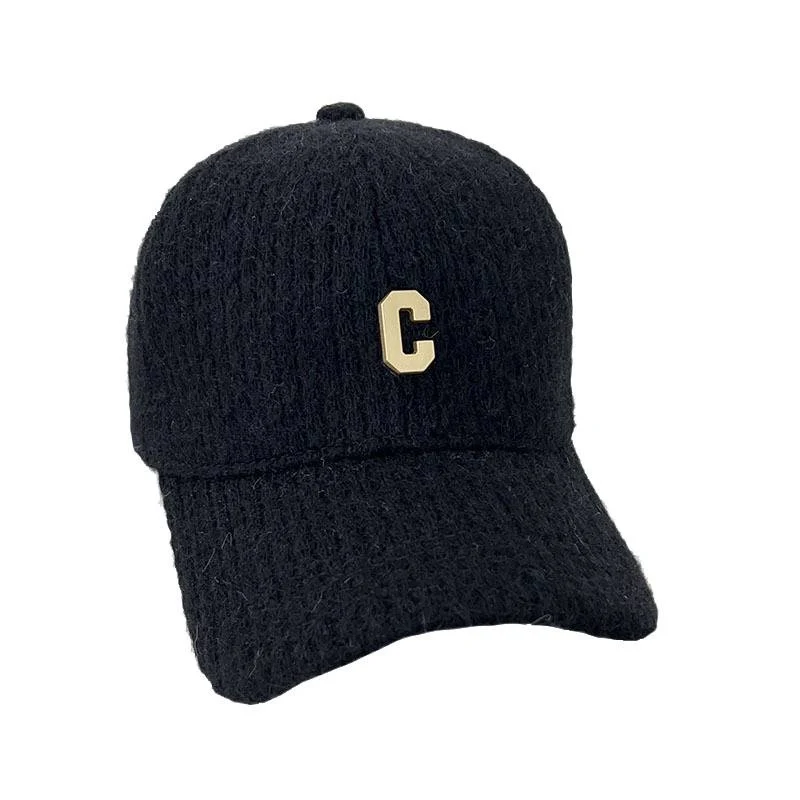 Damen Kuschelige Strick-Baseballkappe Skanto