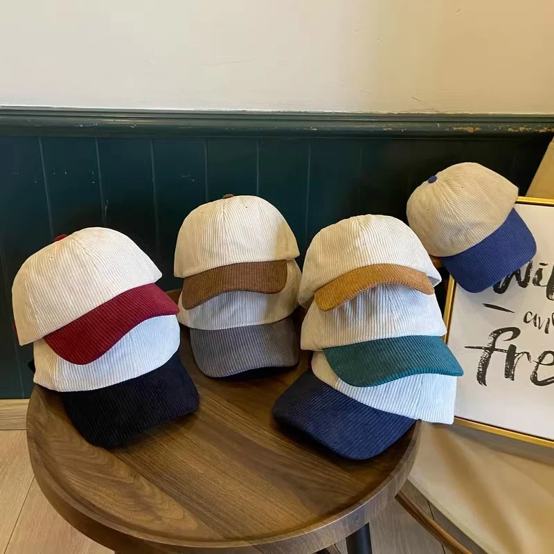 Baseballkappe aus Cord für Damen Skanto