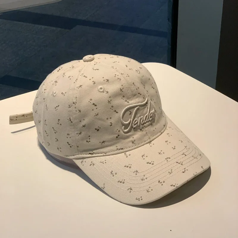 Damen Bestickte Lässige Grafik-Baseballkappe Skanto