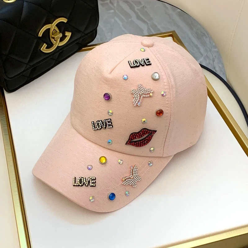 Damen Verzierte Grafik Baseball Cap Skanto