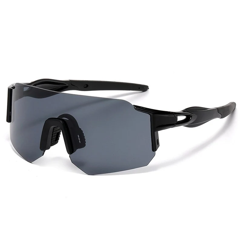 Unisex Skanto Wrap-Sportsonnenbrille mit verspiegeltem Monoscheiben-Visier und flexiblem Kunststoffrahmen