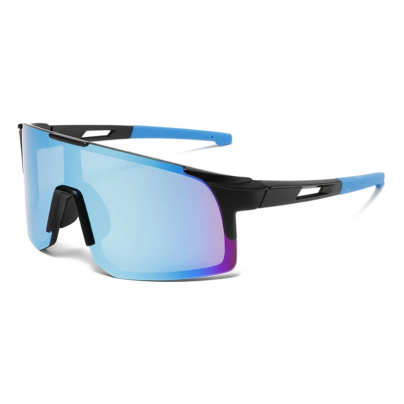 Unisex Sport-Wrap-Sonnenbrille mit polarisierten Gläsern, hohem UV-Schutz und rutschfestem Nasenpad Skanto