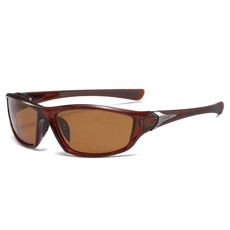 Unisex Sport-Wrap-Sonnenbrille mit polarisierten, bruchsicheren Polycarbonat-Gläsern und rutschfesten Nasenpads Skanto