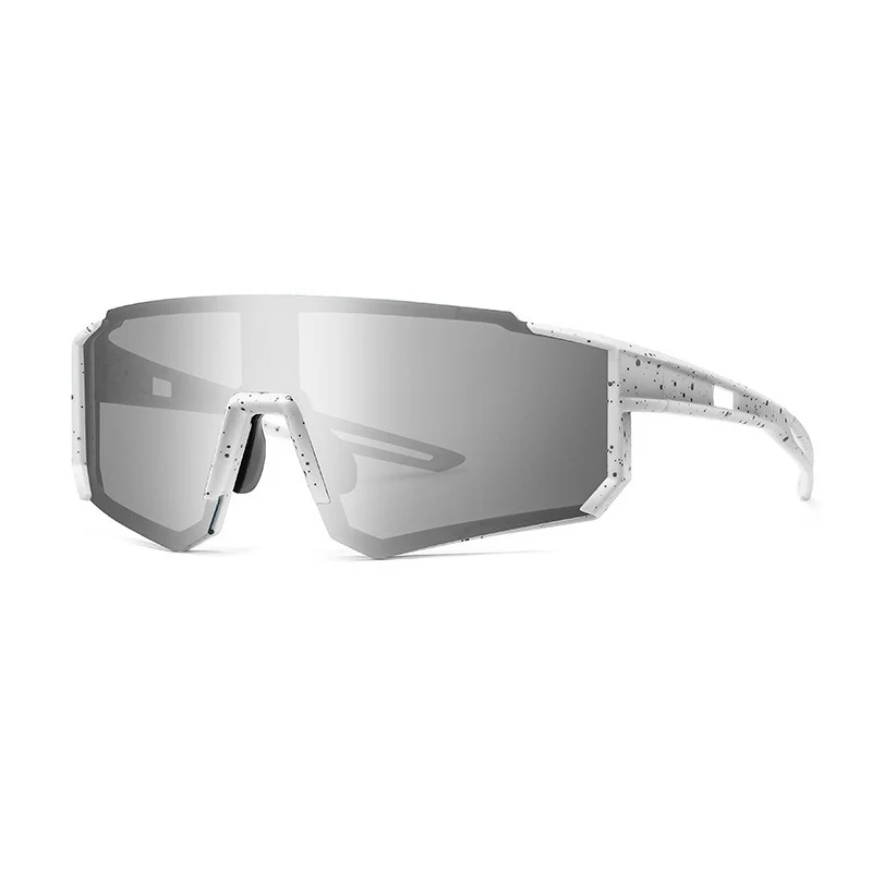 Unisex Sport-Visier-Sonnenbrille mit polarisierten, bruchsicheren Polycarbonat-Gläsern Skanto