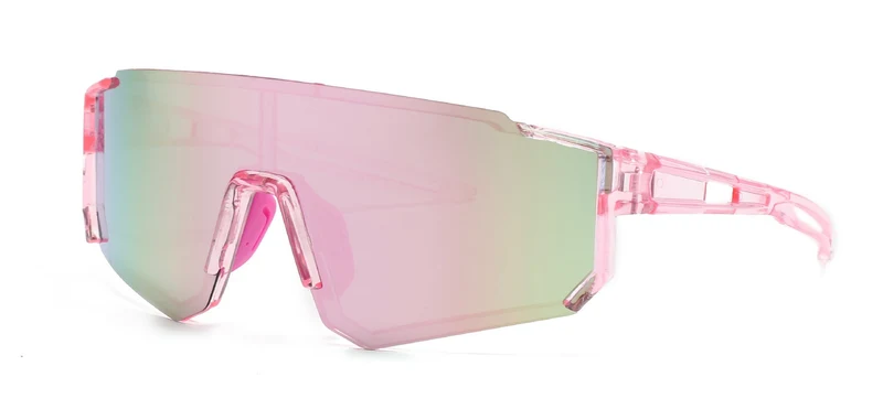 Unisex Sport-Visier-Sonnenbrille mit polarisierten, bruchsicheren Polycarbonat-Gläsern Skanto