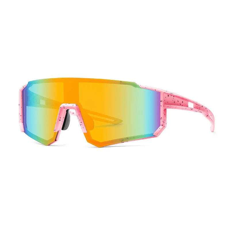 Unisex Sport-Visier-Sonnenbrille mit polarisierten, bruchsicheren Polycarbonat-Gläsern Skanto