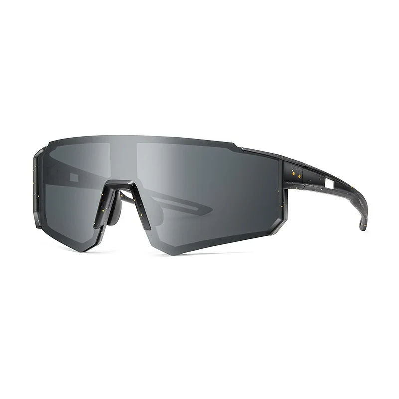 Unisex Sport-Visier-Sonnenbrille mit polarisierten, bruchsicheren Polycarbonat-Gläsern Skanto