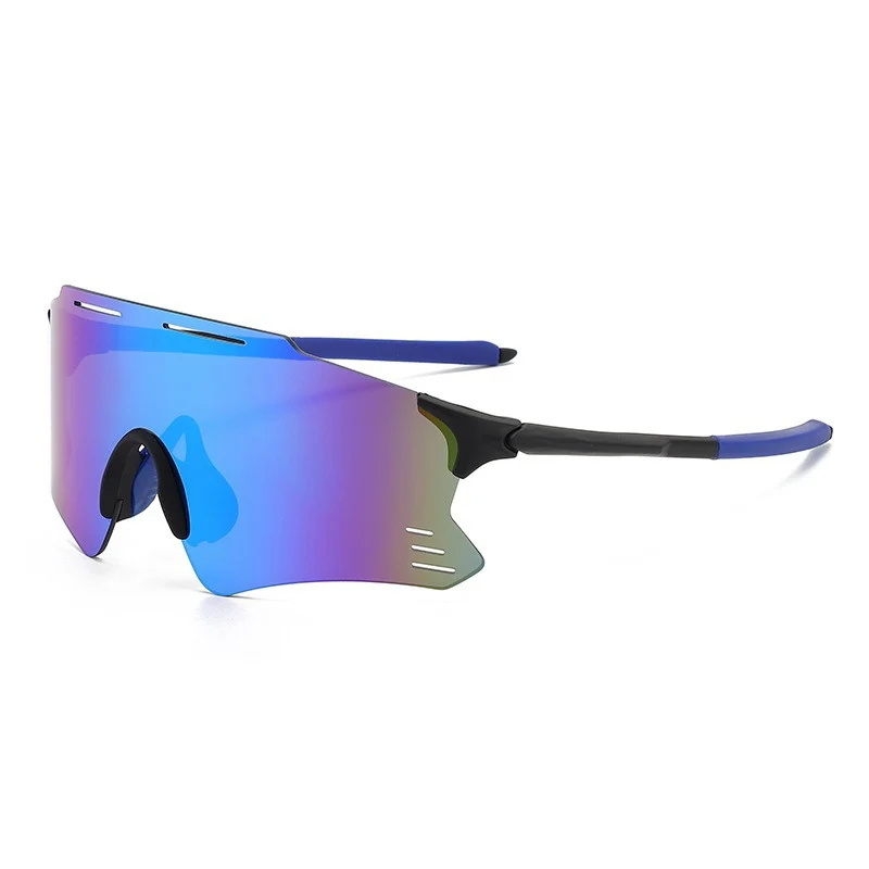 Unisex Sportsonnenbrille mit durchgehendem Visier, polarisierten Gläsern und rutschfestem Nasenpad Skanto