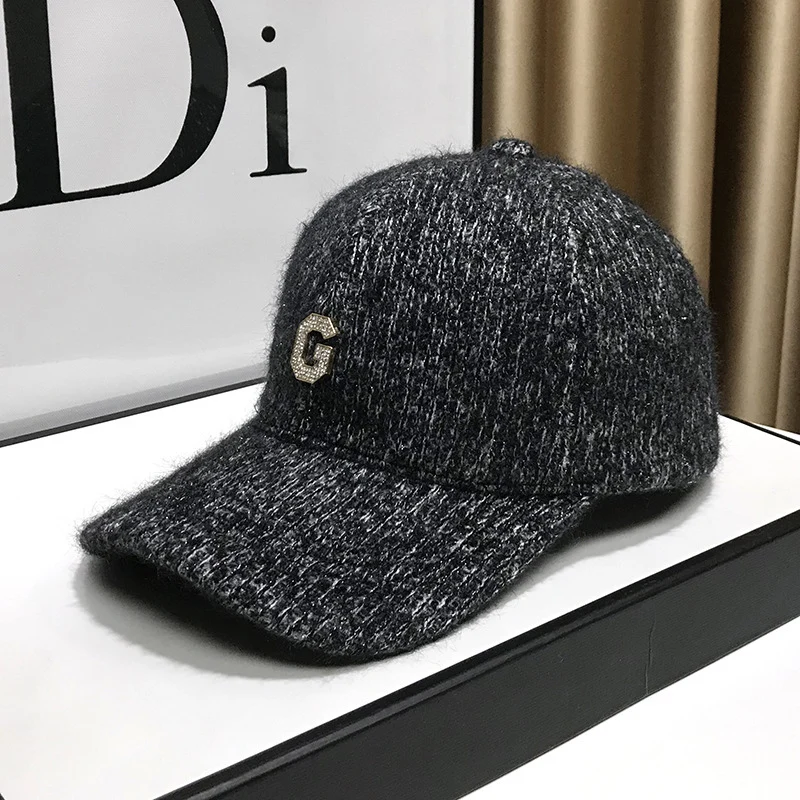Damen Elegante Strukturierte Fleece Baseball Cap Skanto