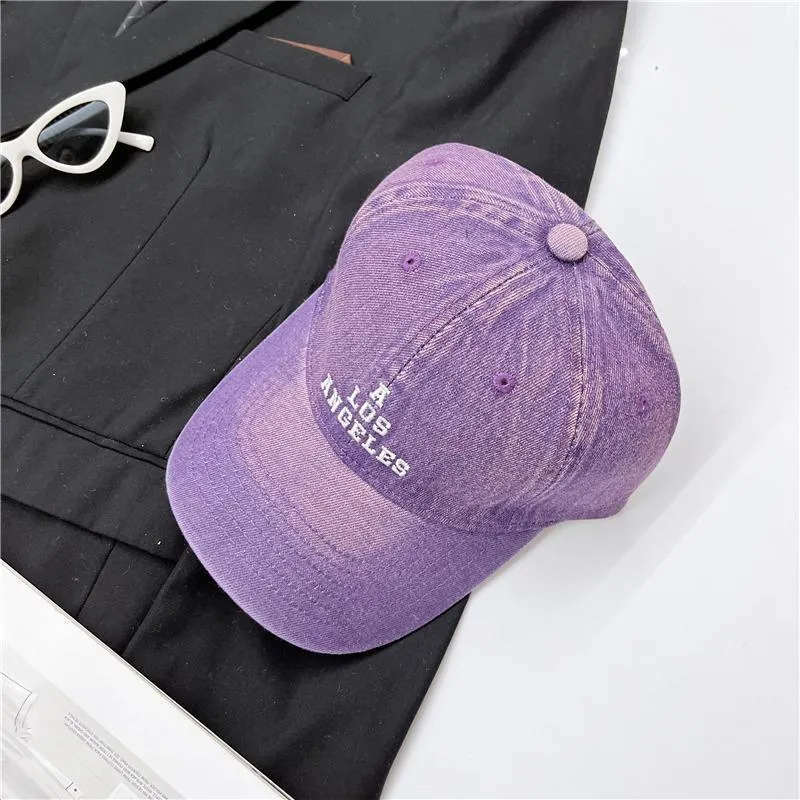 Damen Baseball Cap im Used-Look mit Vintage Los Angeles Skanto