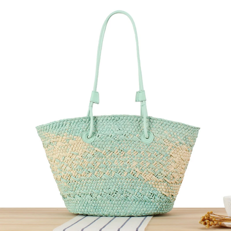 Strandtasche mit farbenfrohem Flechtdesign Skanto