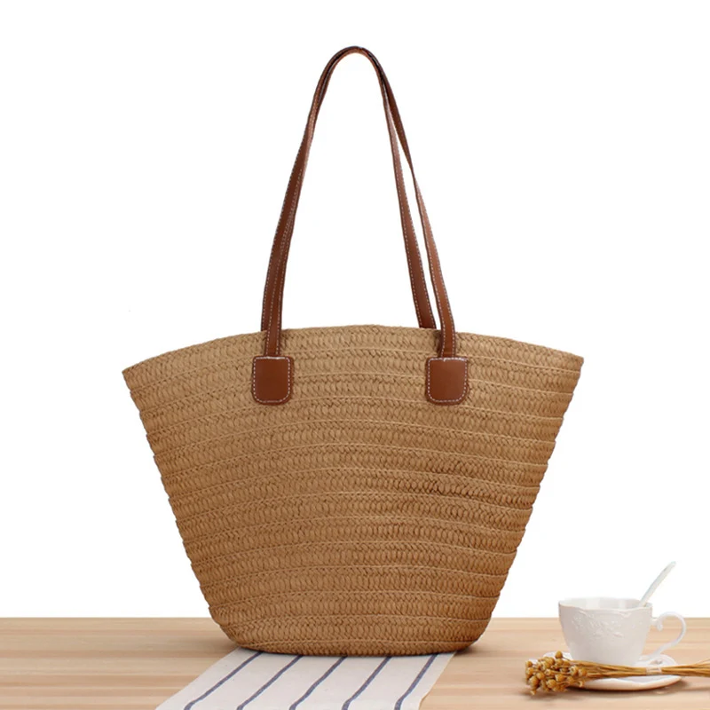 Strandtasche im modernen Flechtdesign Skanto