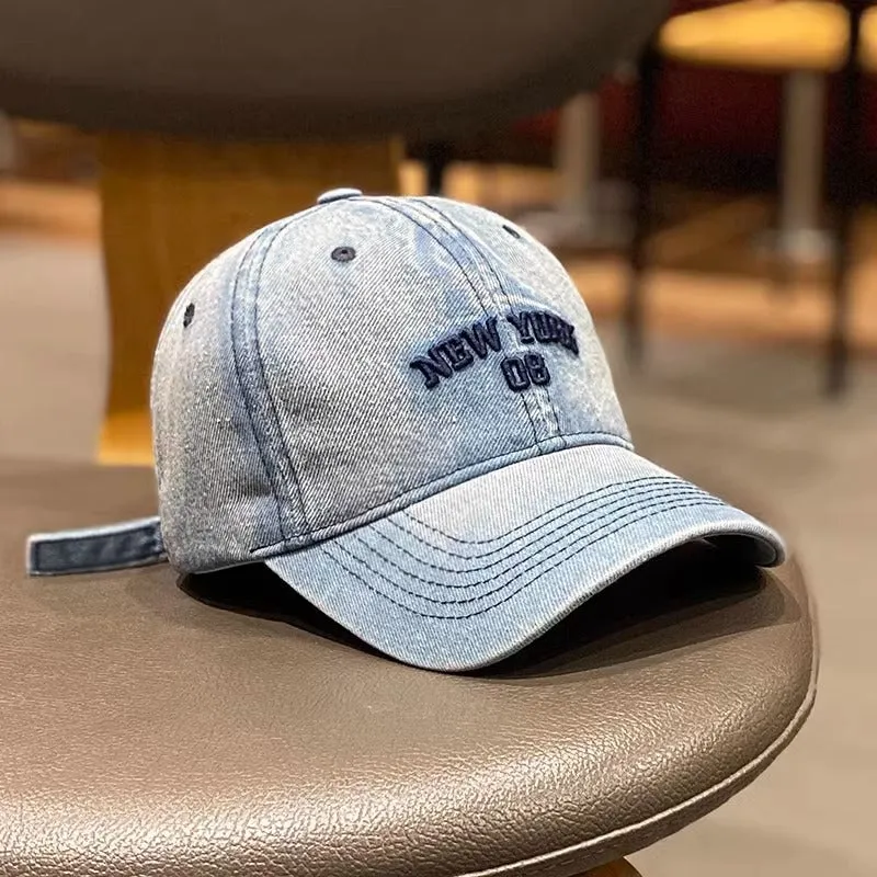 Damen Vintage Denim Baseballkappe Skanto