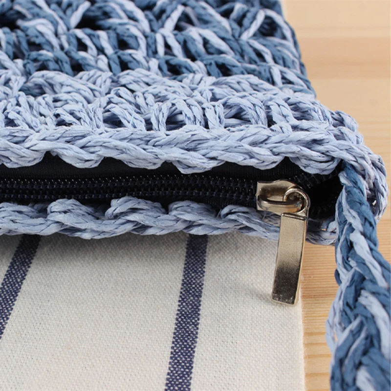 Handtasche aus geflochtenem Naturmaterial mit einzigartigem Texturdesign Skanto