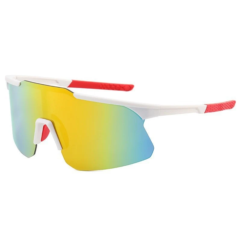 Unisex Nan Sport Performance Sonnenbrille Halbrandlos mit polarisierter Linse und rutschfestem Nasenpad Skanto