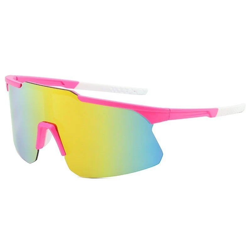 Unisex Nan Sport Performance Sonnenbrille Halbrandlos mit polarisierter Linse und rutschfestem Nasenpad Skanto