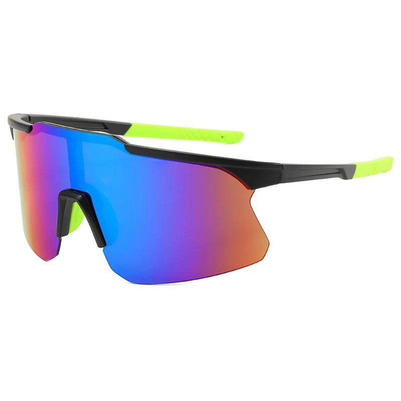 Unisex Nan Sport Performance Sonnenbrille Halbrandlos mit polarisierter Linse und rutschfestem Nasenpad Skanto