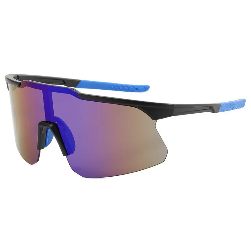 Unisex Nan Sport Performance Sonnenbrille Halbrandlos mit polarisierter Linse und rutschfestem Nasenpad Skanto