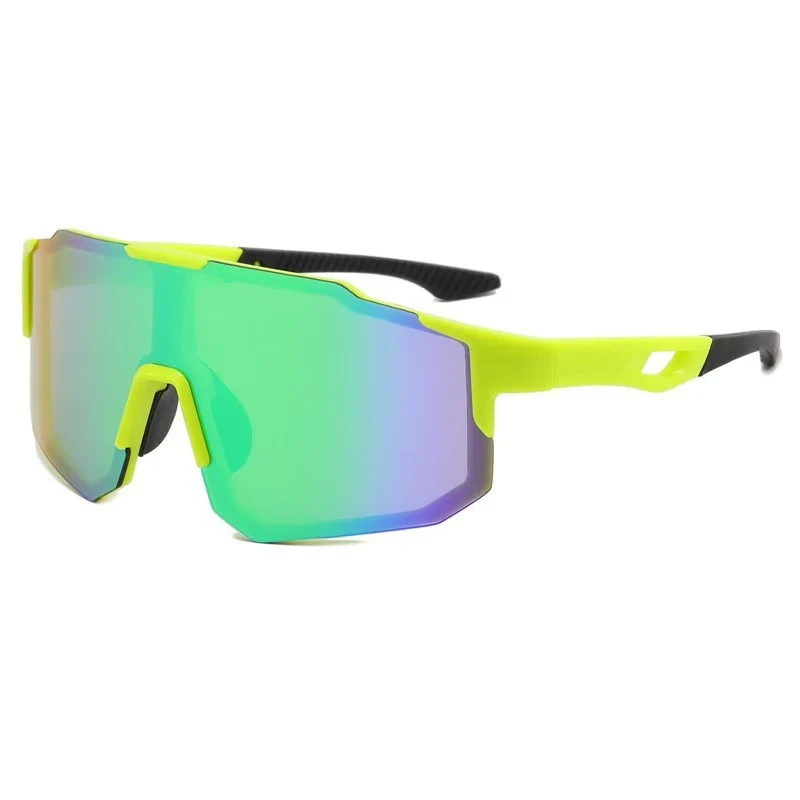 Unisex nan Sportliche Radsport-Sonnenbrille mit einteiligem Visier, UV-Schutz und gummierten Nasenpads Skanto