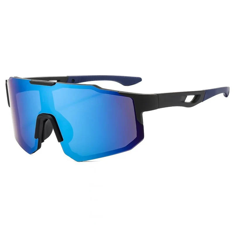 Unisex nan Sportliche Radsport-Sonnenbrille mit einteiligem Visier, UV-Schutz und gummierten Nasenpads Skanto