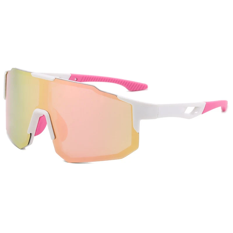 Unisex nan Sportliche Radsport-Sonnenbrille mit einteiligem Visier, UV-Schutz und gummierten Nasenpads Skanto