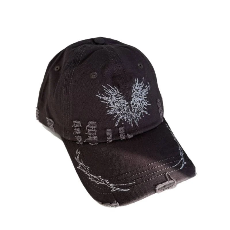 Damen Snapback Cap im Used-Look mit Grafik Skanto