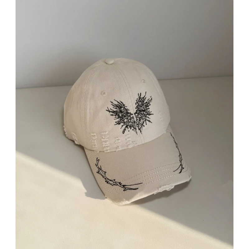 Damen Snapback Cap im Used-Look mit Grafik Skanto