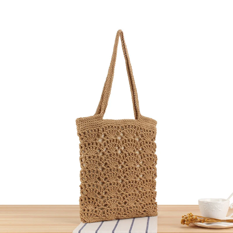 Makramee-Strandtasche mit handgewebtem Design Skanto