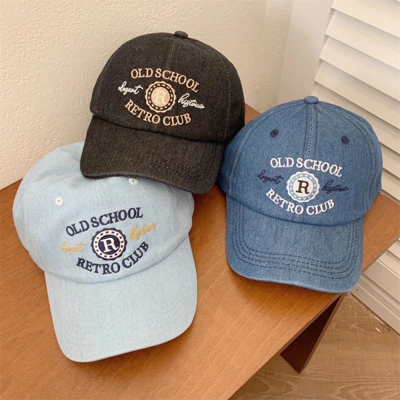 Unisex Retro Denim Baseballkappe Skanto