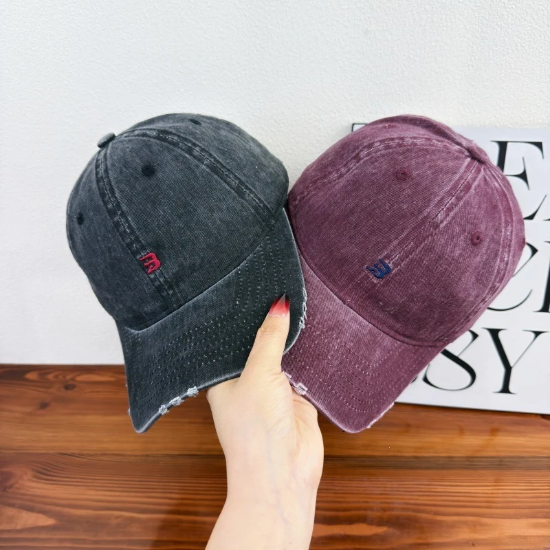 Unisex Distressed Baumwoll-Baseballkappen Skanto 1784083761