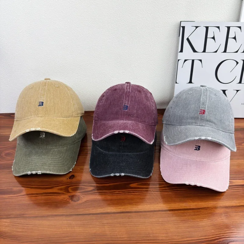 Unisex Distressed Baumwoll-Baseballkappen Skanto 1784083761