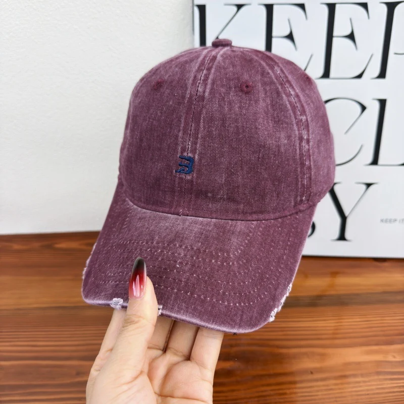 Unisex Distressed Baumwoll-Baseballkappen Skanto 1784083761