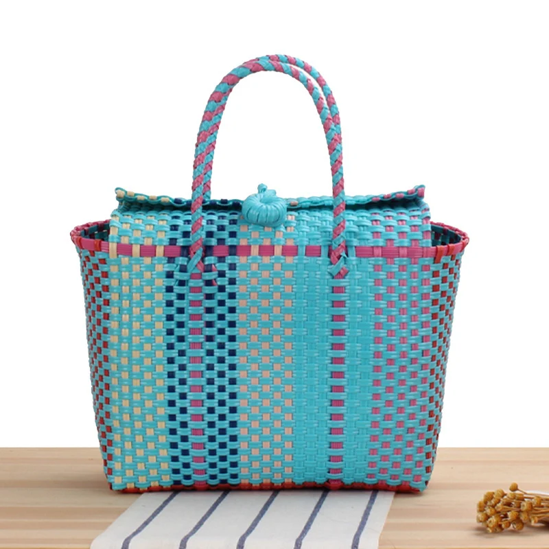 Strandtasche im modernen Flechtdesign Skanto