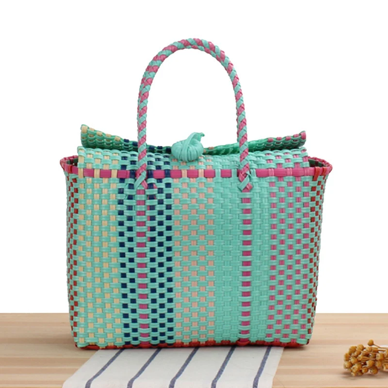 Strandtasche im modernen Flechtdesign Skanto