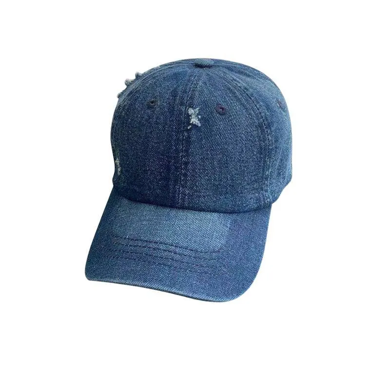 Damen Baseballkappe im Used-Look aus Jeans Skanto 1784084168