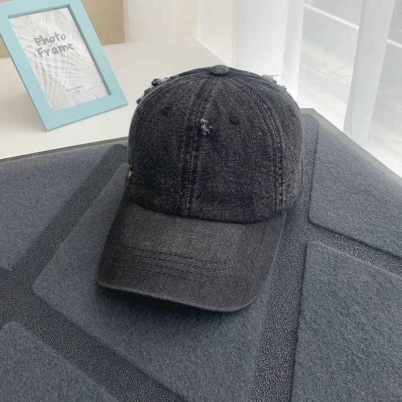 Damen Baseballkappe im Used-Look aus Jeans Skanto 1784084168