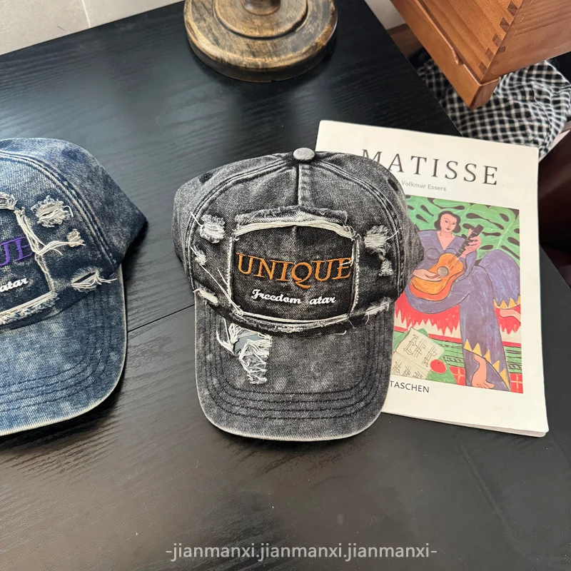 Damen Denim Baseballkappe im Used-Look Skanto 1784084142