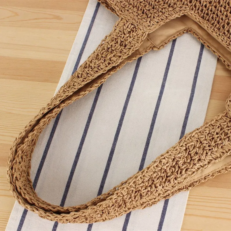 Leichte Strandtasche mit raffinierter Flechtung Skanto