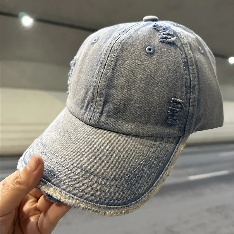 Damen Denim Baseballkappe im Used-Look Skanto 1784084028