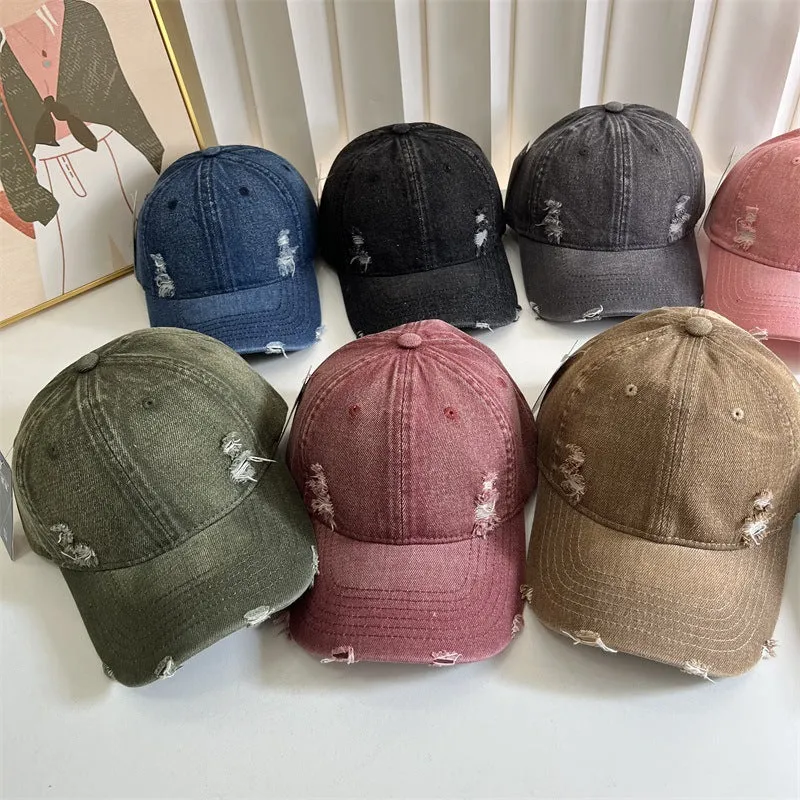 Damen Denim Baseballkappe im Used-Look Skanto 1784083631