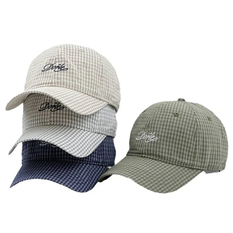 Damen Strukturierte Karierte Baseball Cap Skanto
