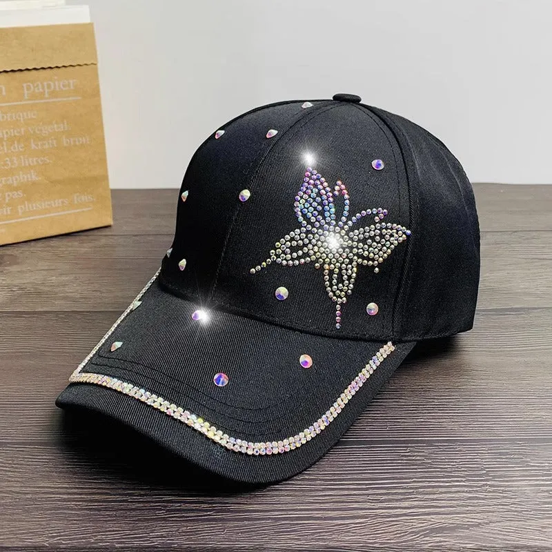 Skanto Damen Baseball Cap mit Strasssteinen Skanto