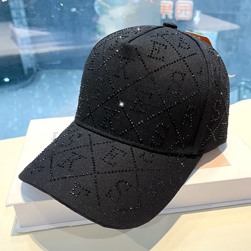 Damen Verstellbare Baseball Cap mit Strass-Verzierung Skanto