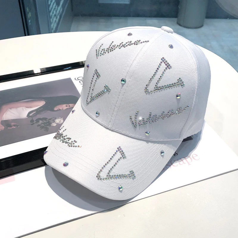 Damen Verstellbare Baseball Cap mit Strass-Akzent Skanto