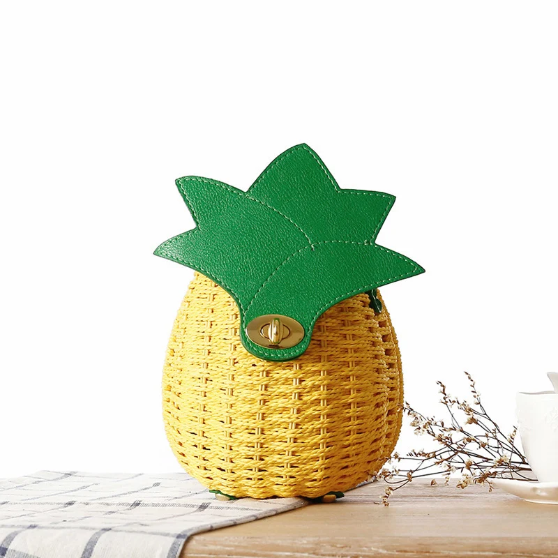 Kreative Korbtasche im Ananas-Design Skanto