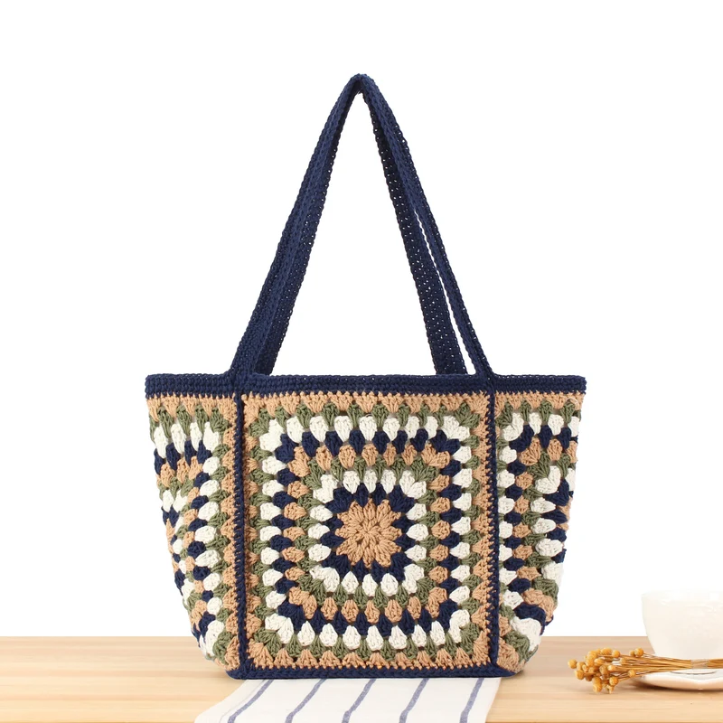 Gehäkelte Handtasche mit einzigartigem Muster Skanto