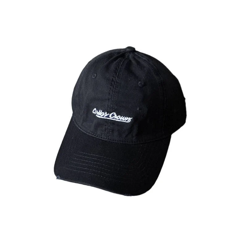 Lässige Distressed-Baumwoll-Baseballkappe für Damen Skanto