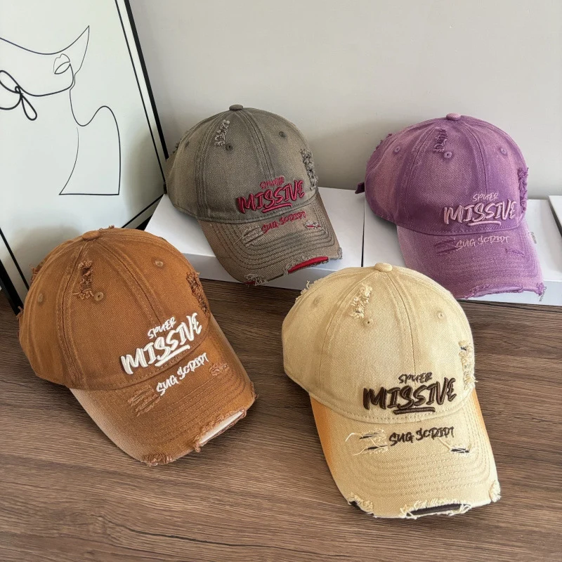 Damen Baseball Cap aus Denim im Used-Look, verstellbar Skanto