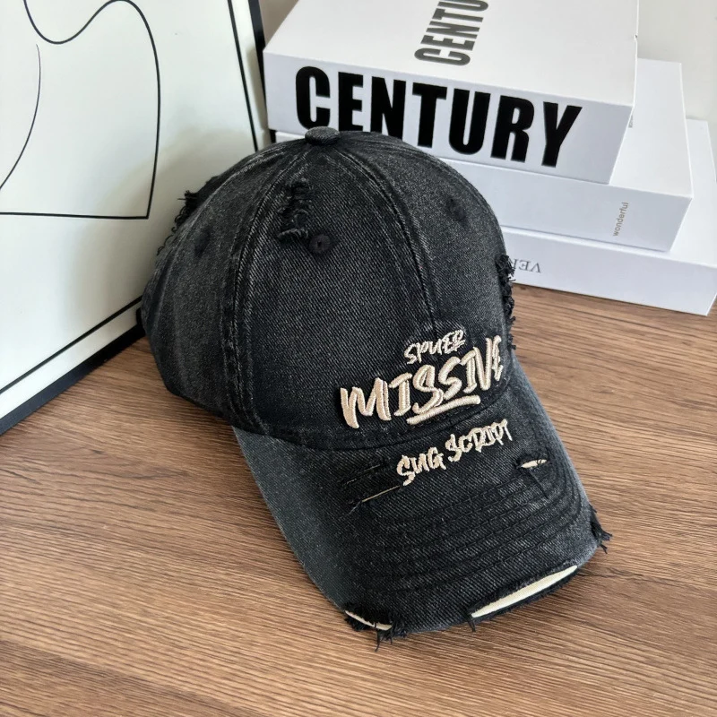 Damen Baseball Cap aus Denim im Used-Look, verstellbar Skanto